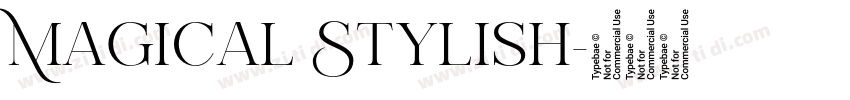 Magical Stylish字体转换